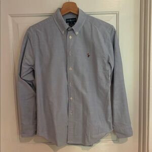 Polo by Ralph Lauren Men's Light Blue Casual Shirt